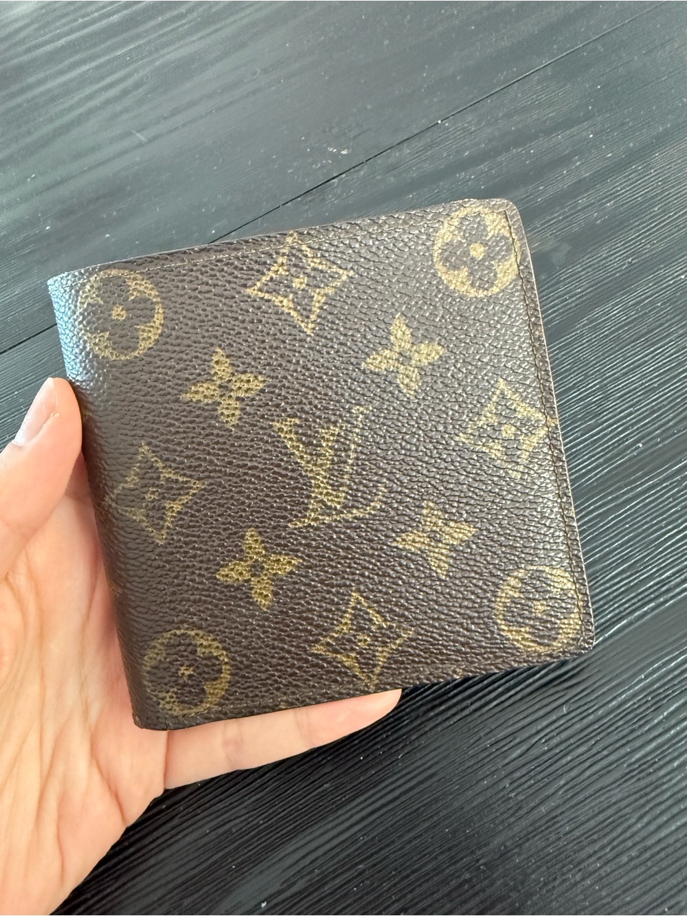 Louis Vuitton Monogram Canvas Bifold Wallet - Brown/Gold
